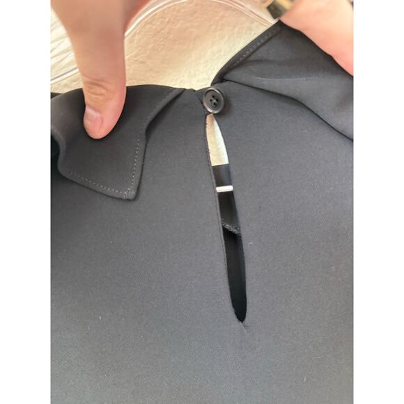 Amanda Uprichard Ruffle Sleeve Top Size Medium - Picture 3 of 6